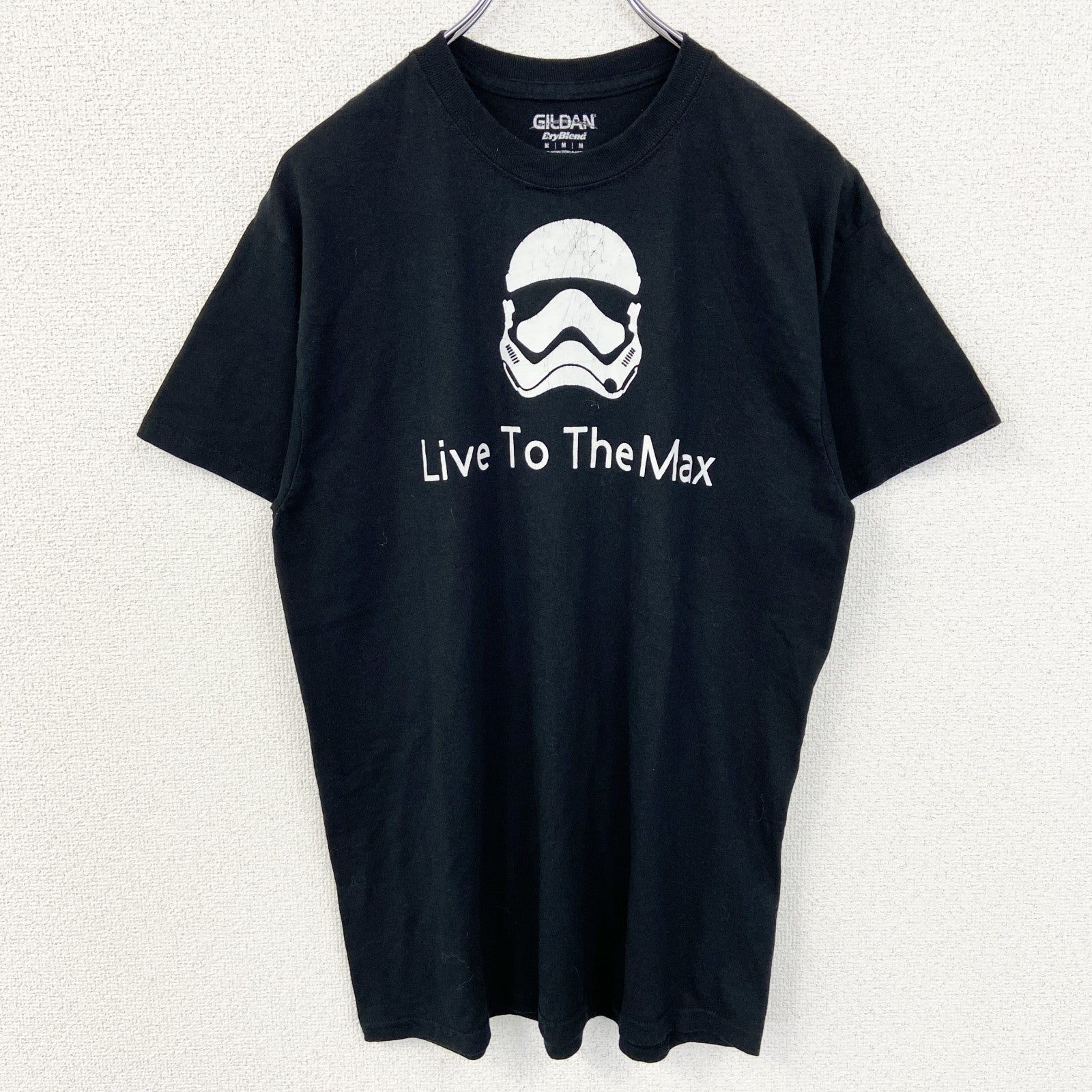 GILDAN　ギルダン　半袖プリントTシャツ　スターウォーズ　黒　ブラック　Mサイズ