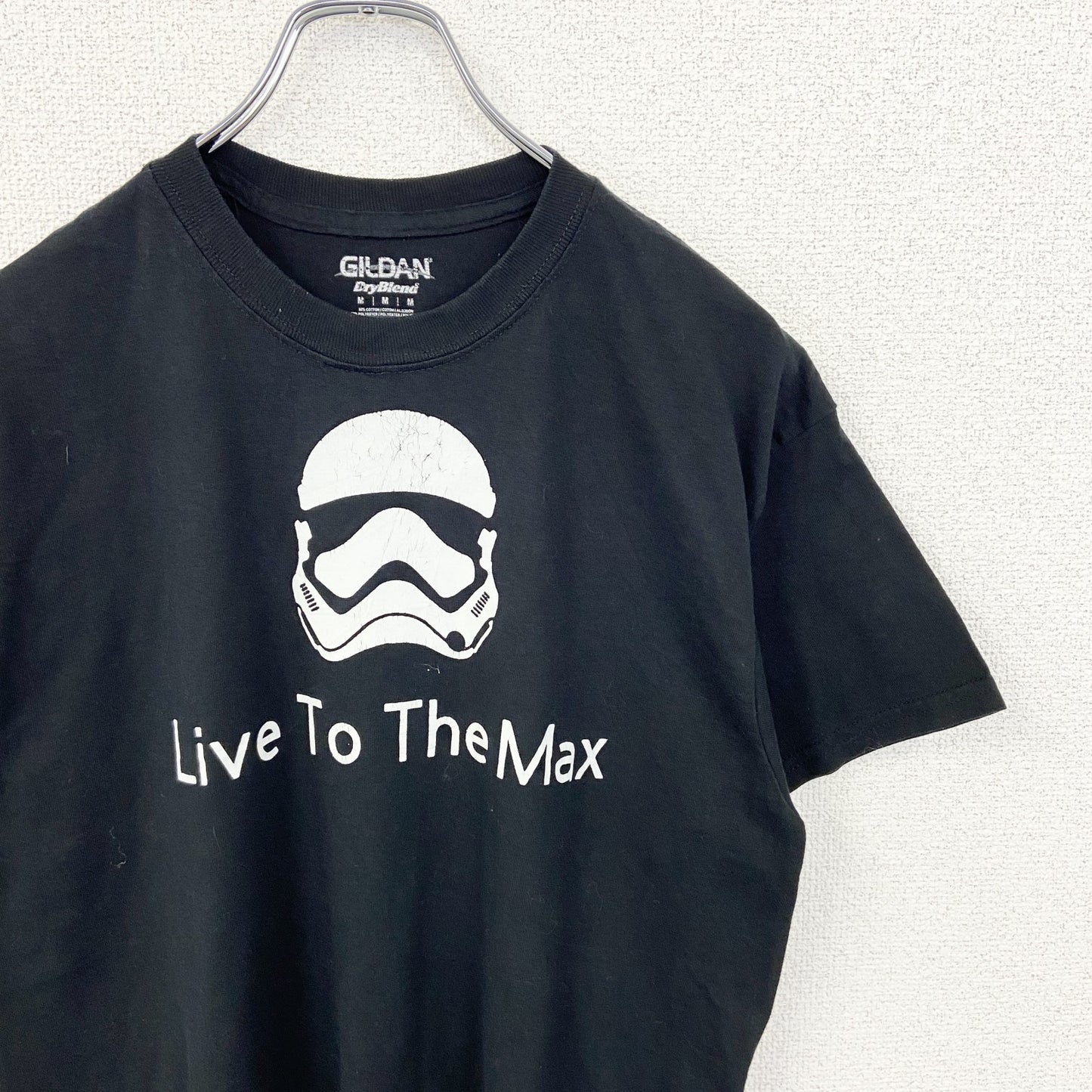 GILDAN　ギルダン　半袖プリントTシャツ　スターウォーズ　黒　ブラック　Mサイズ