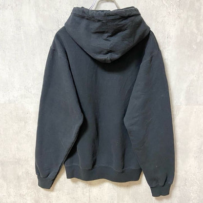 古着 used　PORT&COMPANY　長袖プリントパーカー　スウェット　FIFE HIGH SCHOOL　黒　Sサイズ