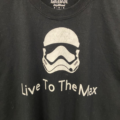 GILDAN　ギルダン　半袖プリントTシャツ　スターウォーズ　黒　ブラック　Mサイズ
