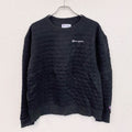 champion　チャンピオン　スウェット/トレーナー　ロゴ刺　黒　ブラック　XLサイズ