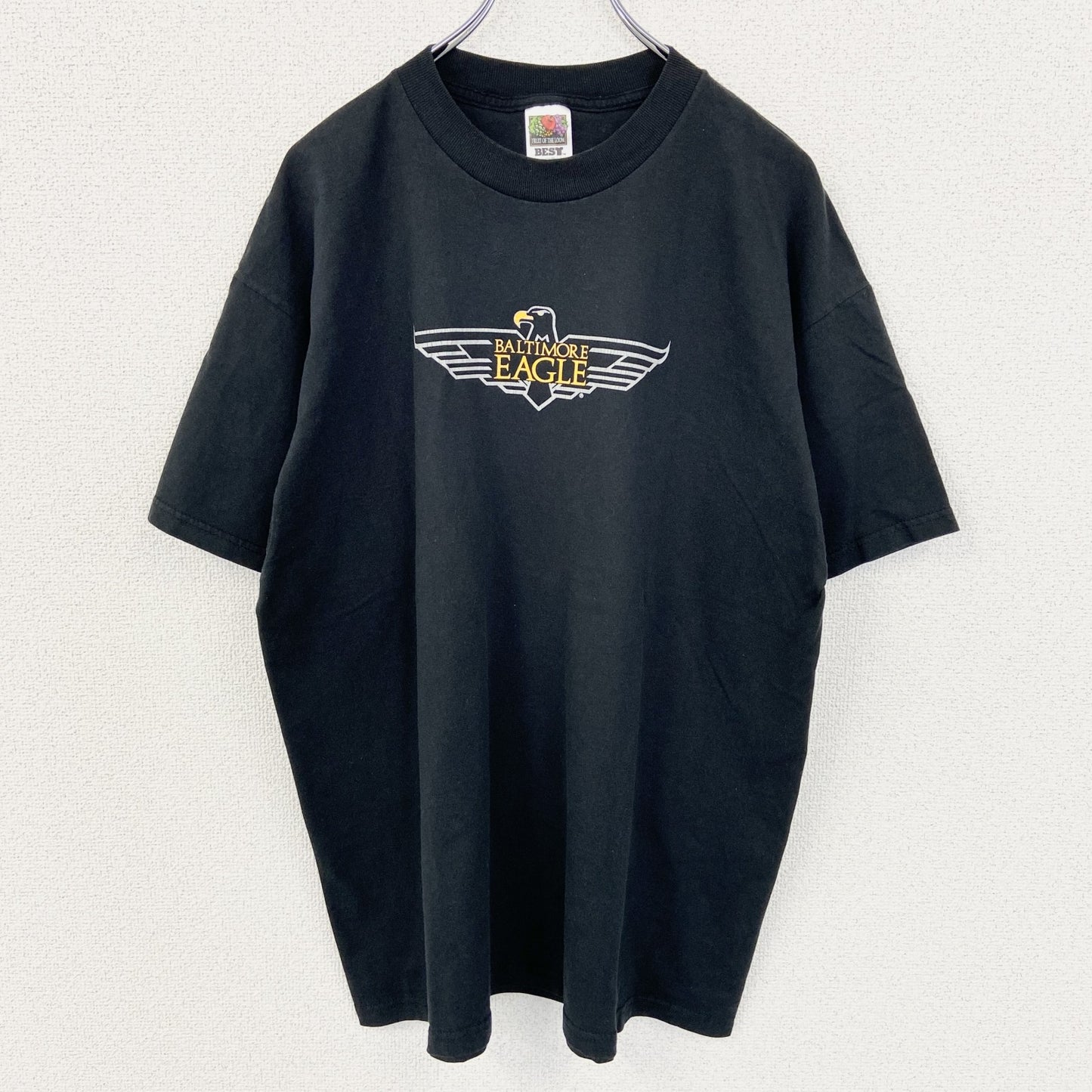 古着 used　FRUIT OF THE LOOM フルーツオブザルーム　半袖プリントTシャツ　BALTIMORE EAGLE　