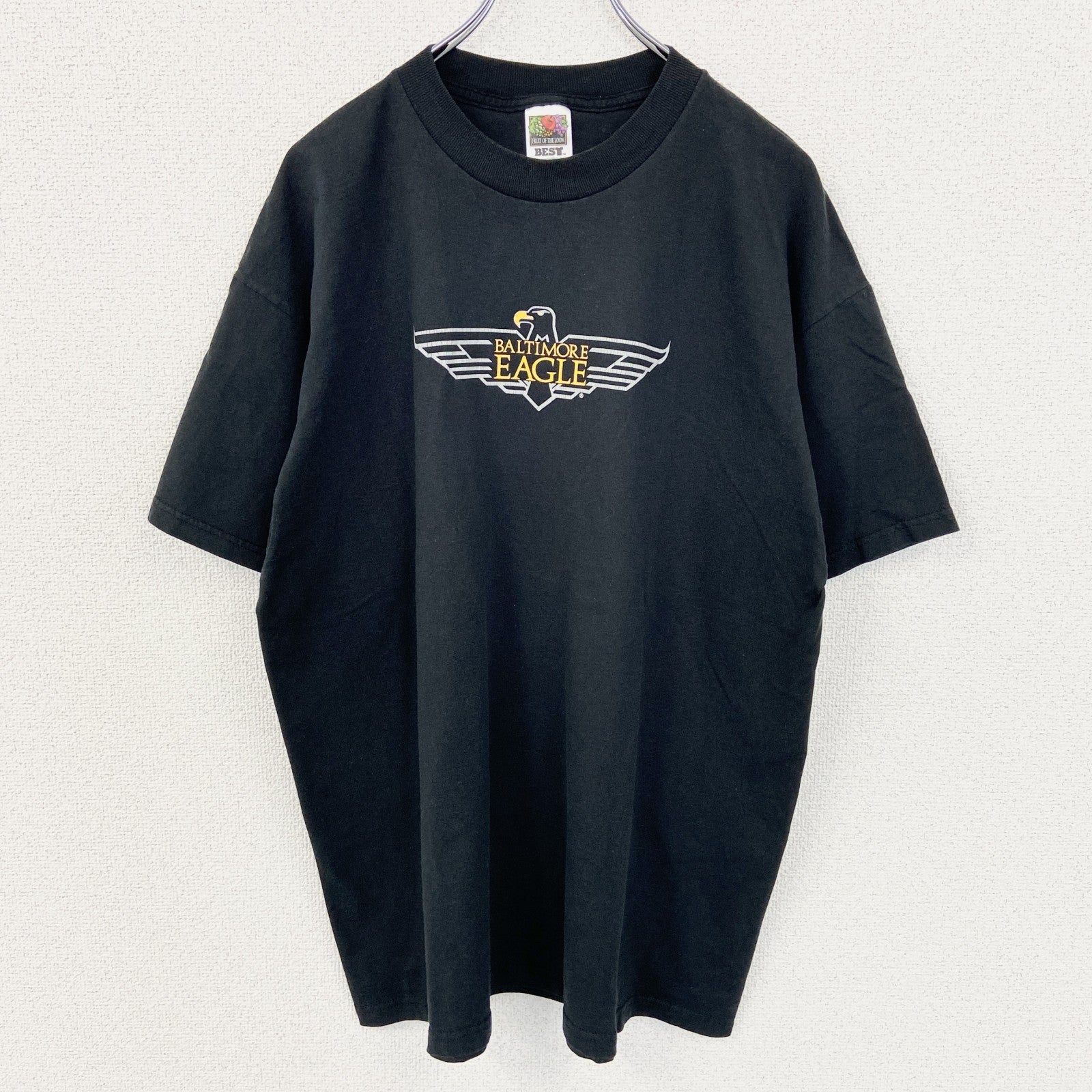 古着 used　FRUIT OF THE LOOM フルーツオブザルーム　半袖プリントTシャツ　BALTIMORE EAGLE　