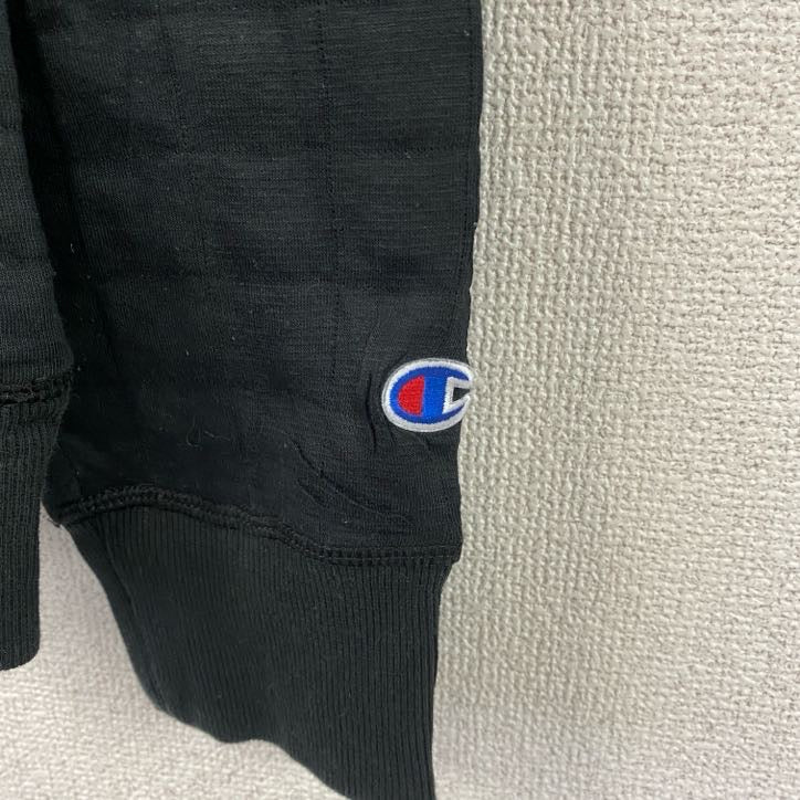champion　チャンピオン　スウェット/トレーナー　ロゴ刺　黒　ブラック　XLサイズ