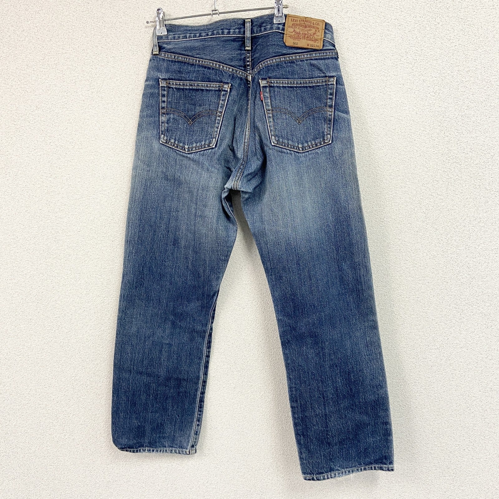 Levi's　リーバイス　502　デニムパンツ/ジーンズ　ジップフライ　縦落ち　インディゴ　W32サイズ