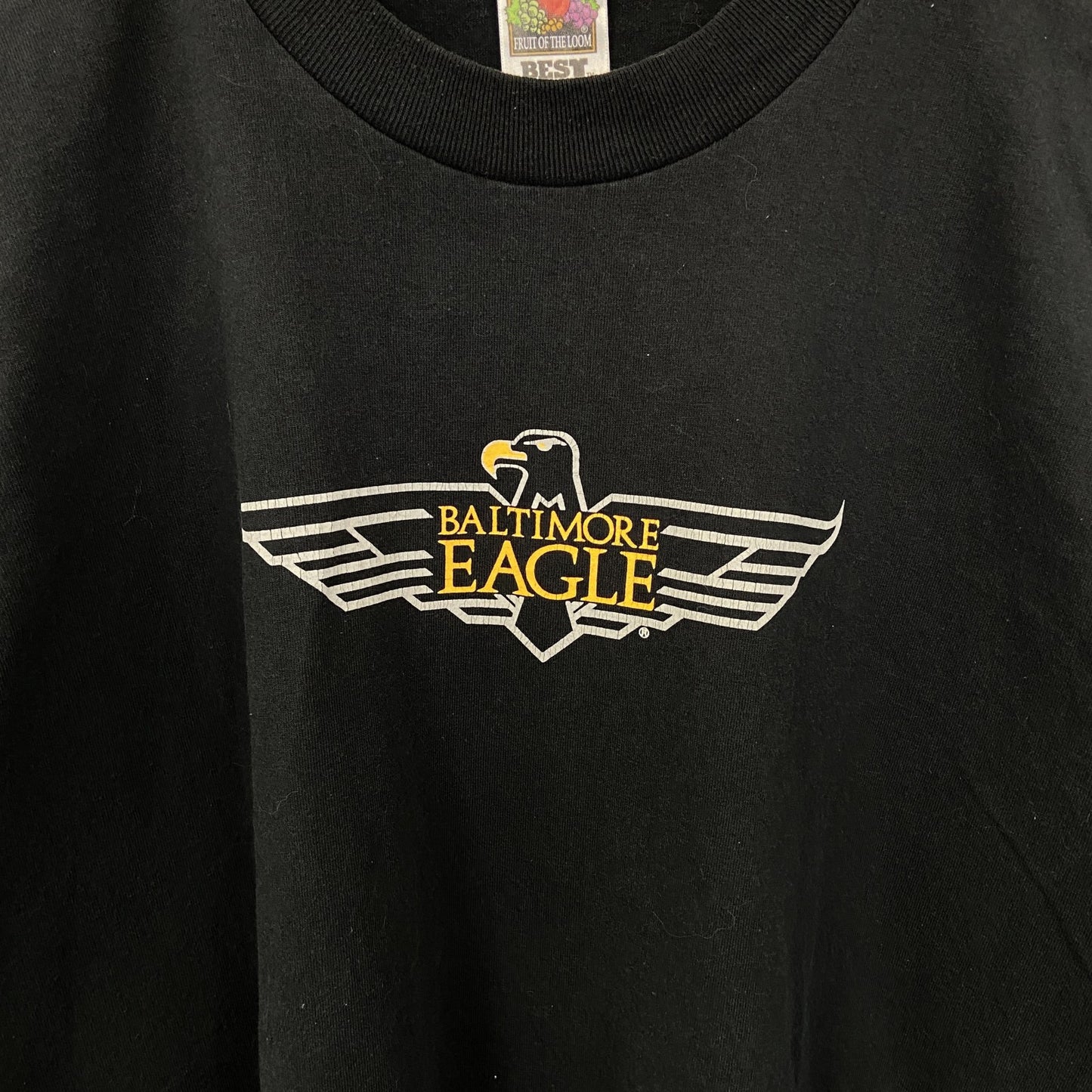 古着 used　FRUIT OF THE LOOM フルーツオブザルーム　半袖プリントTシャツ　BALTIMORE EAGLE　
