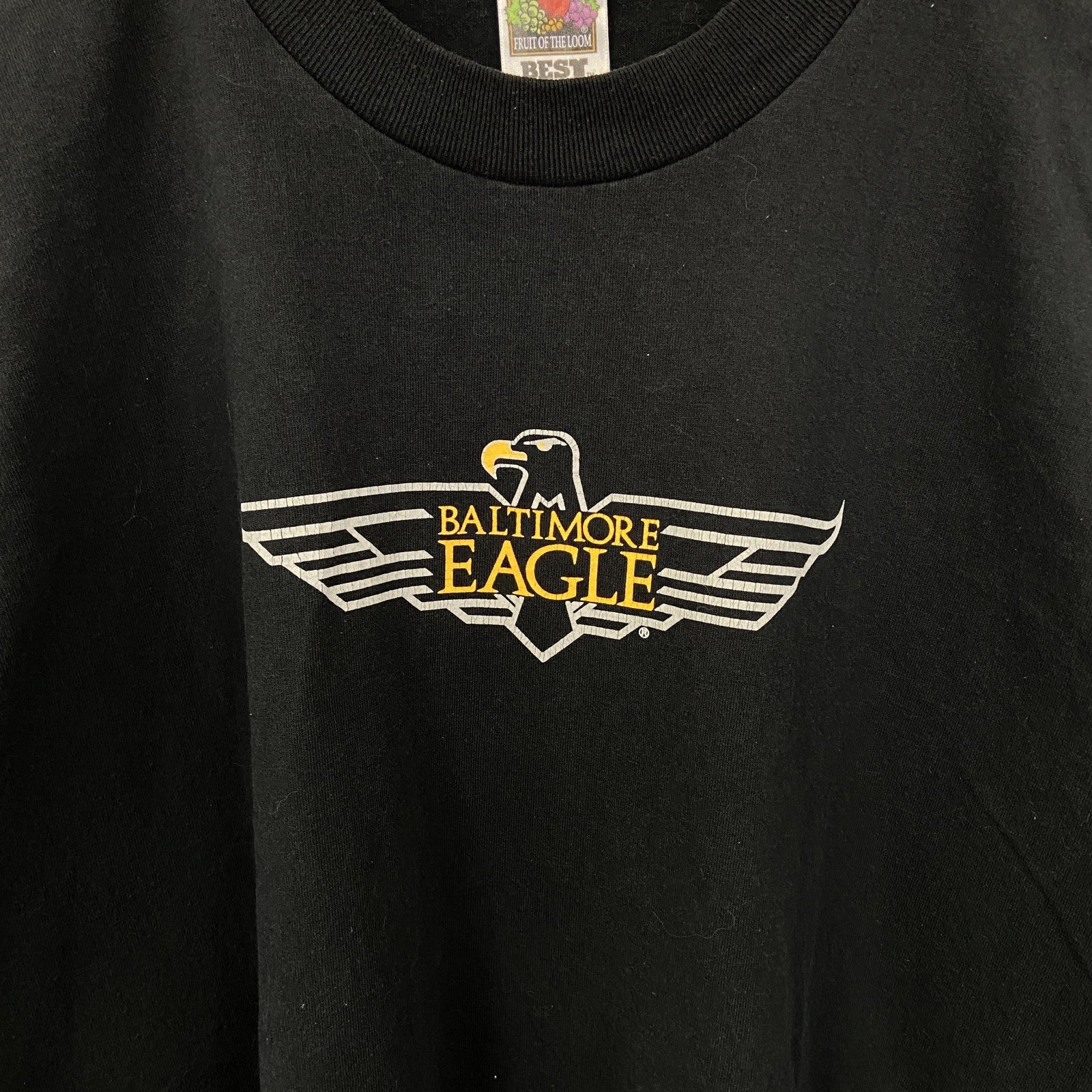 古着 used　FRUIT OF THE LOOM フルーツオブザルーム　半袖プリントTシャツ　BALTIMORE EAGLE　