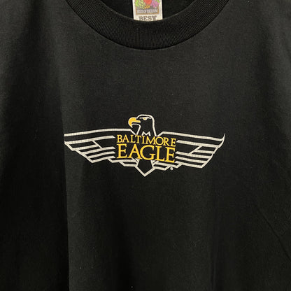 古着 used　FRUIT OF THE LOOM フルーツオブザルーム　半袖プリントTシャツ　BALTIMORE EAGLE　