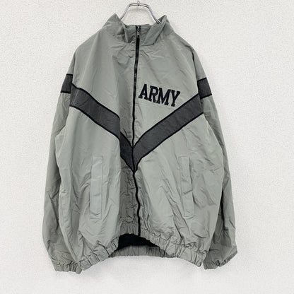 00s　U.S.ARMY　IPFU　トレーニングジャケット　フルジップジャケット　ミリタリー　ヴィンテージ　カーキ　Mサイズ