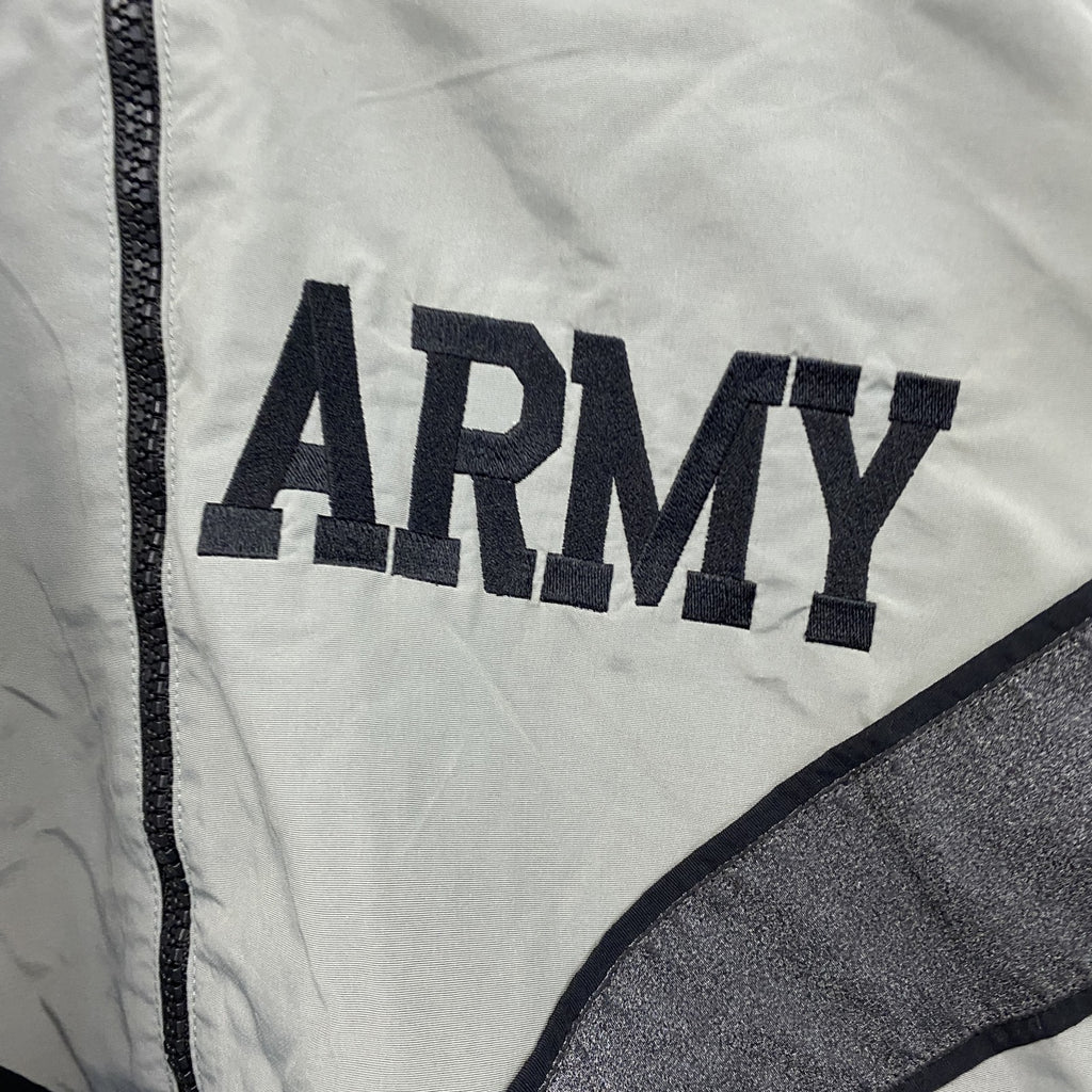 00s　U.S.ARMY　IPFU　トレーニングジャケット　フルジップジャケット　ミリタリー　ヴィンテージ　カーキ　Mサイズ