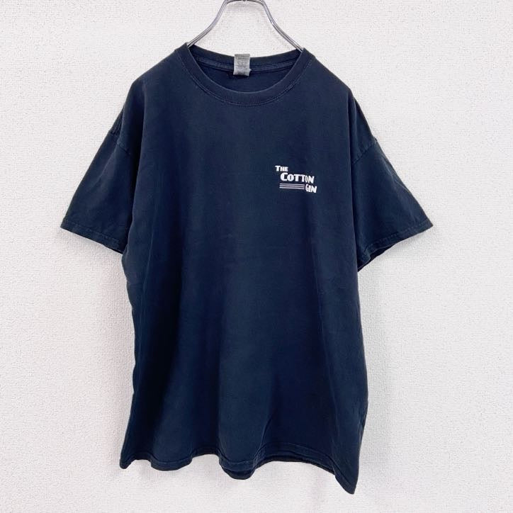 GILDAN　ギルダン　半袖プリントTシャツ　黒　ブラック　XLサイズ