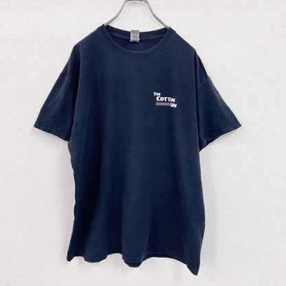 GILDAN　ギルダン　半袖プリントTシャツ　黒　ブラック　XLサイズ