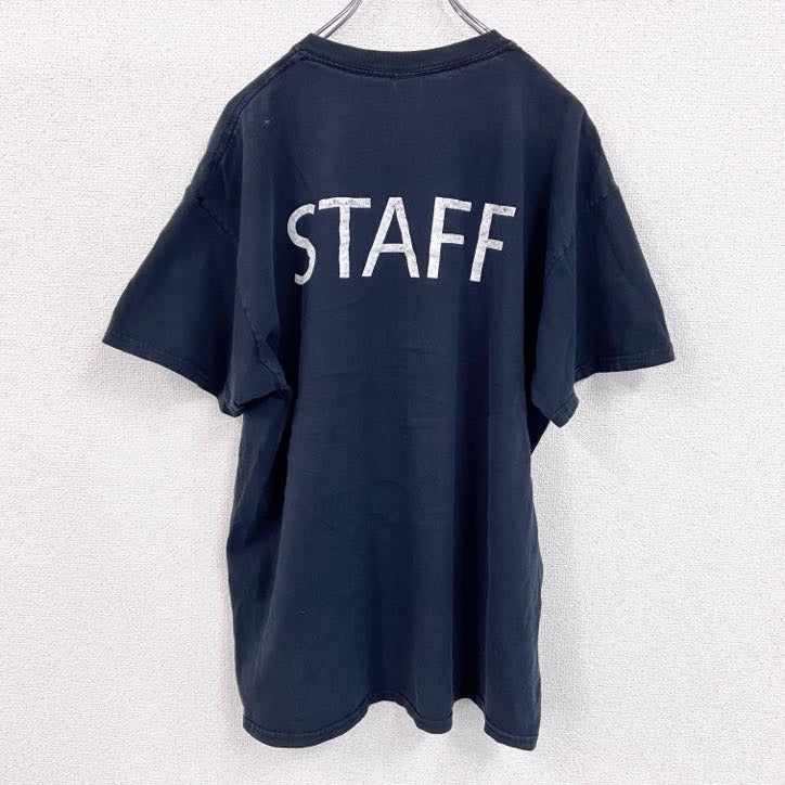 GILDAN　ギルダン　半袖プリントTシャツ　黒　ブラック　XLサイズ