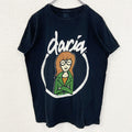 古着 used　MTV Daria ダリア　半袖ビックプリントTシャツ　レトロデザイン　クルーネック　黒　ブラック　Mサイズ
