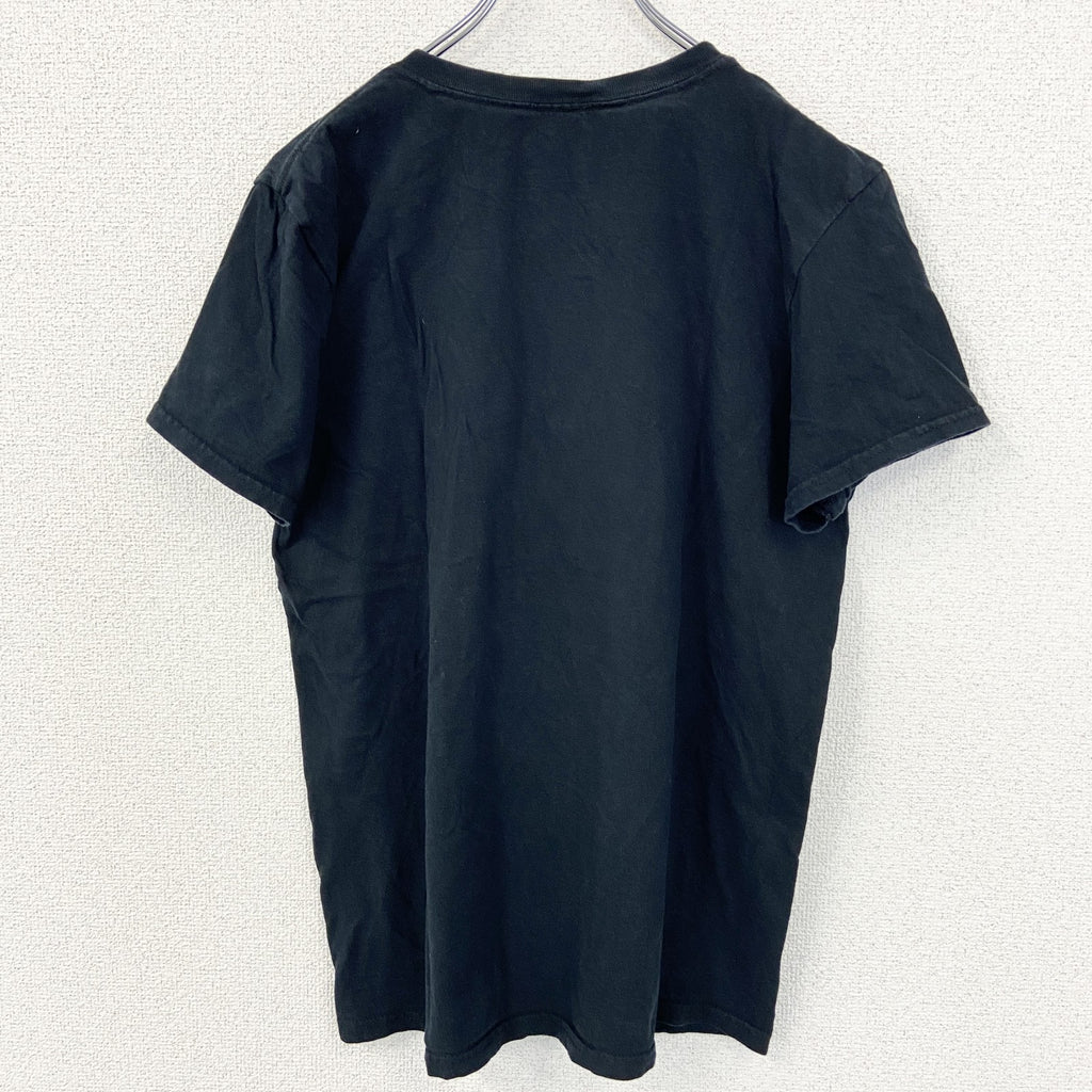 古着 used　MTV Daria ダリア　半袖ビックプリントTシャツ　レトロデザイン　クルーネック　黒　ブラック　Mサイズ