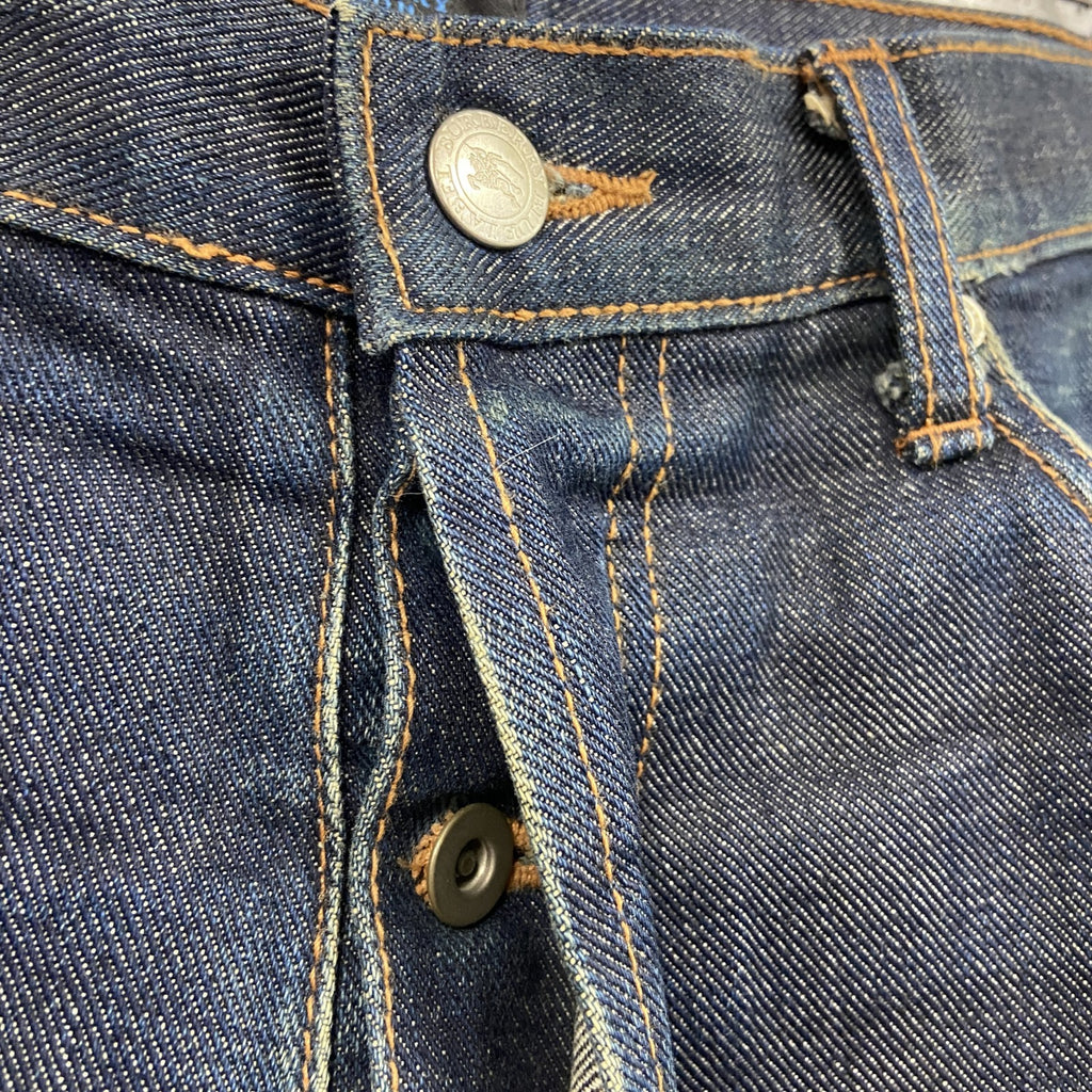Burberrys　バーバリー　デニムパンツ/ジーンズ　ノバチェック　ボタン開き　インディゴ　W31サイズ
