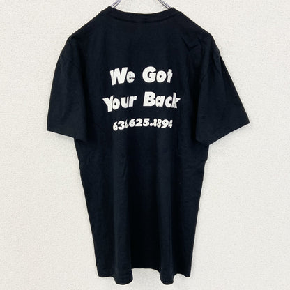 古着 used　NEXT LEVEL　半袖プリントTシャツ　SPORTS AND FAMILY　クルーネック　ブラック　Mサイズ