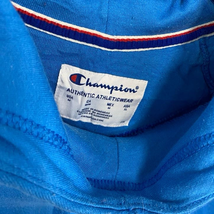 Champion　チャンピオン　スウェットパーカー/フーディー　水色　スカイブルー　XLサイズ