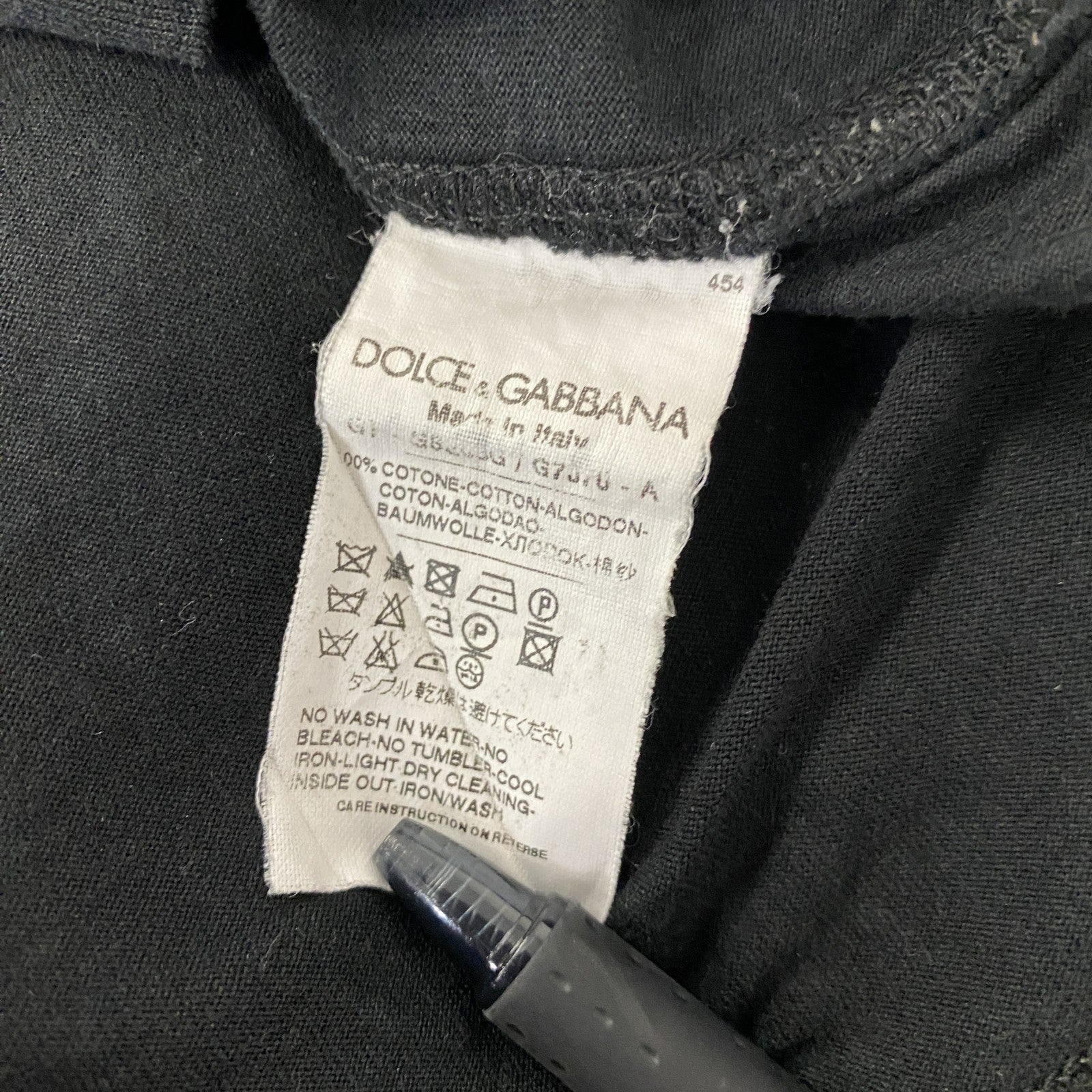 DOLCE＆GABBANA　ドルチェ＆ガッパーナ　スウェットパーカー/フーディー　黒　ブラック　48