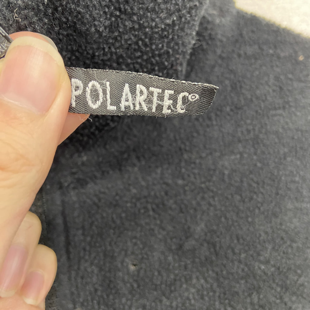 90s　Cabela's　カベラス　フルジップフリースジャケット　POLARTEC　ポーラテック　黒　ブラック　Lサイズ