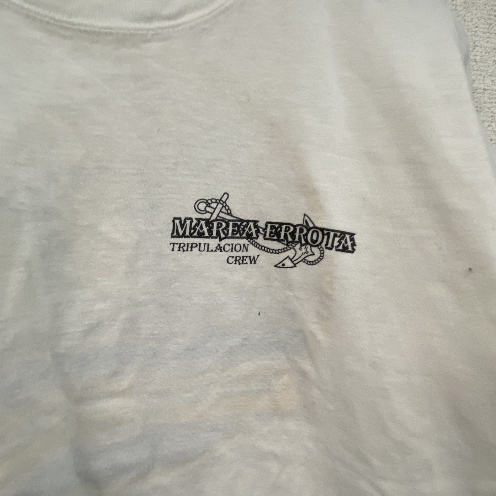 FIREEDX　半袖プリントTシャツ　船　白　ホワイト