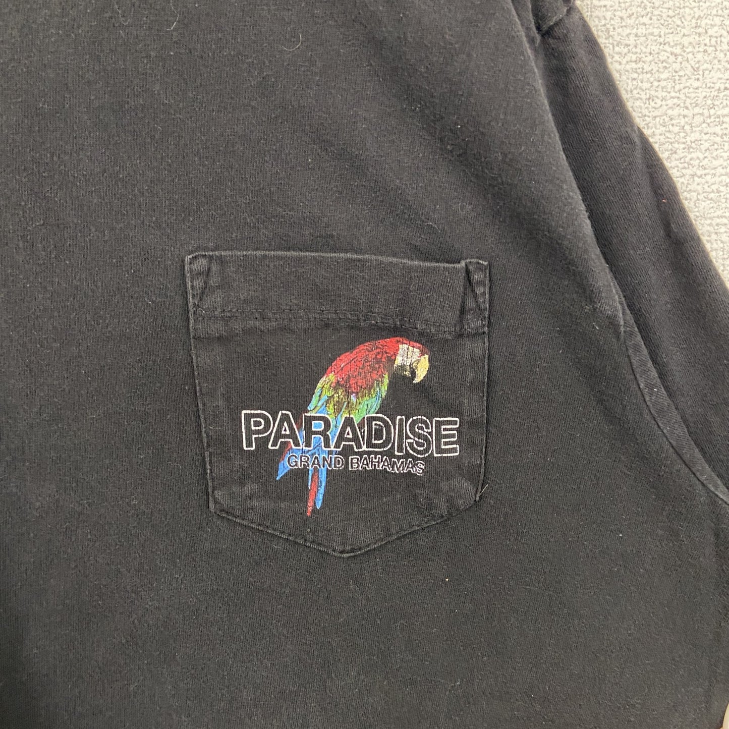 古着 used　GEORGE　半袖バックプリントポケットTシャツ　ROAD TO PARADISE　ビックシルエット　XXLサイズ