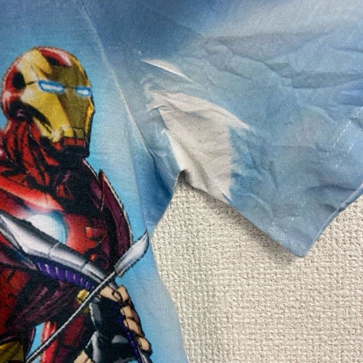 MARVEL　AVENGERS　マーベル　アベンジャーズ　半袖プリントTシャツ　総柄　182サイズ