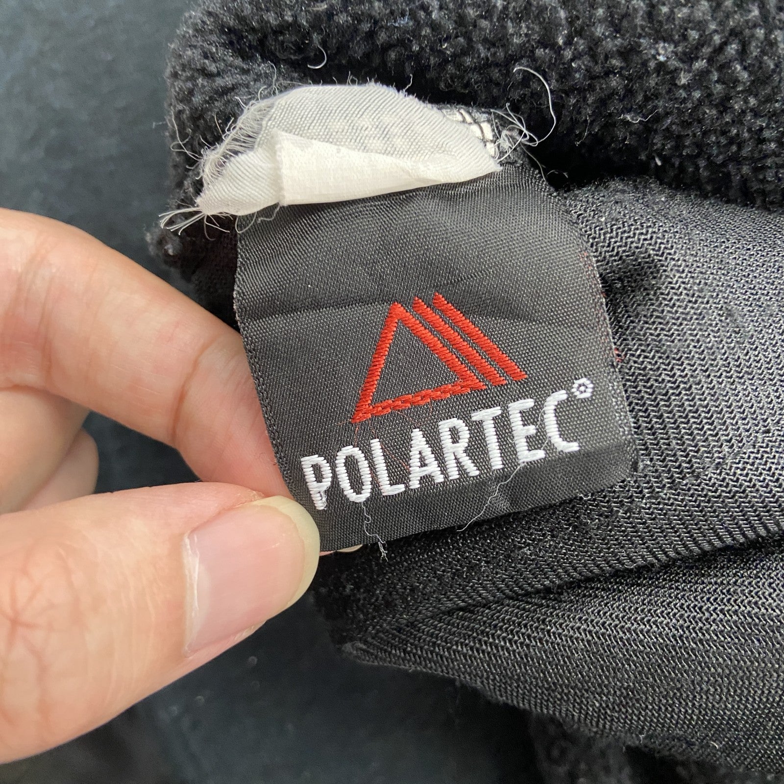 90s　Cabela's　カベラス　フルジップフリースジャケット　POLARTEC　ポーラテック　黒　ブラック　Lサイズ