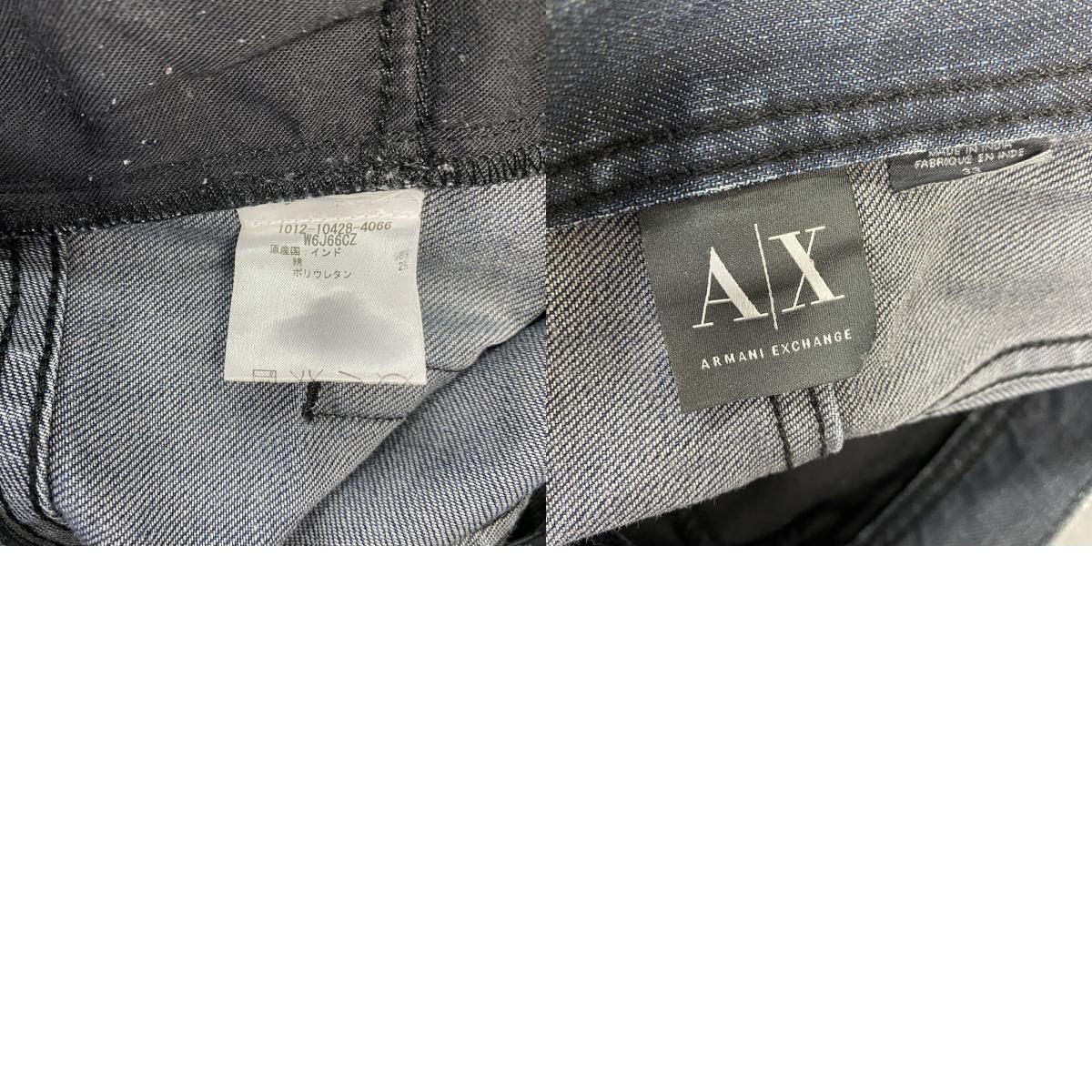 ARMANI EXCHANGE　アルマーニエクスチェンジ　デニムパンツ/ジーンズ　ジップフライ　インディゴ　33サイズ