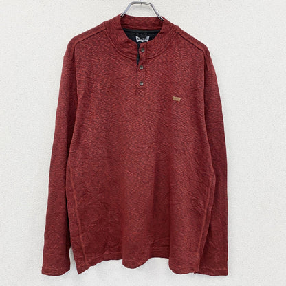 Levi’ｓ　リーバイス　スウェット/トレーナー　ヘンリーネック　赤　レッド　XLサイズ