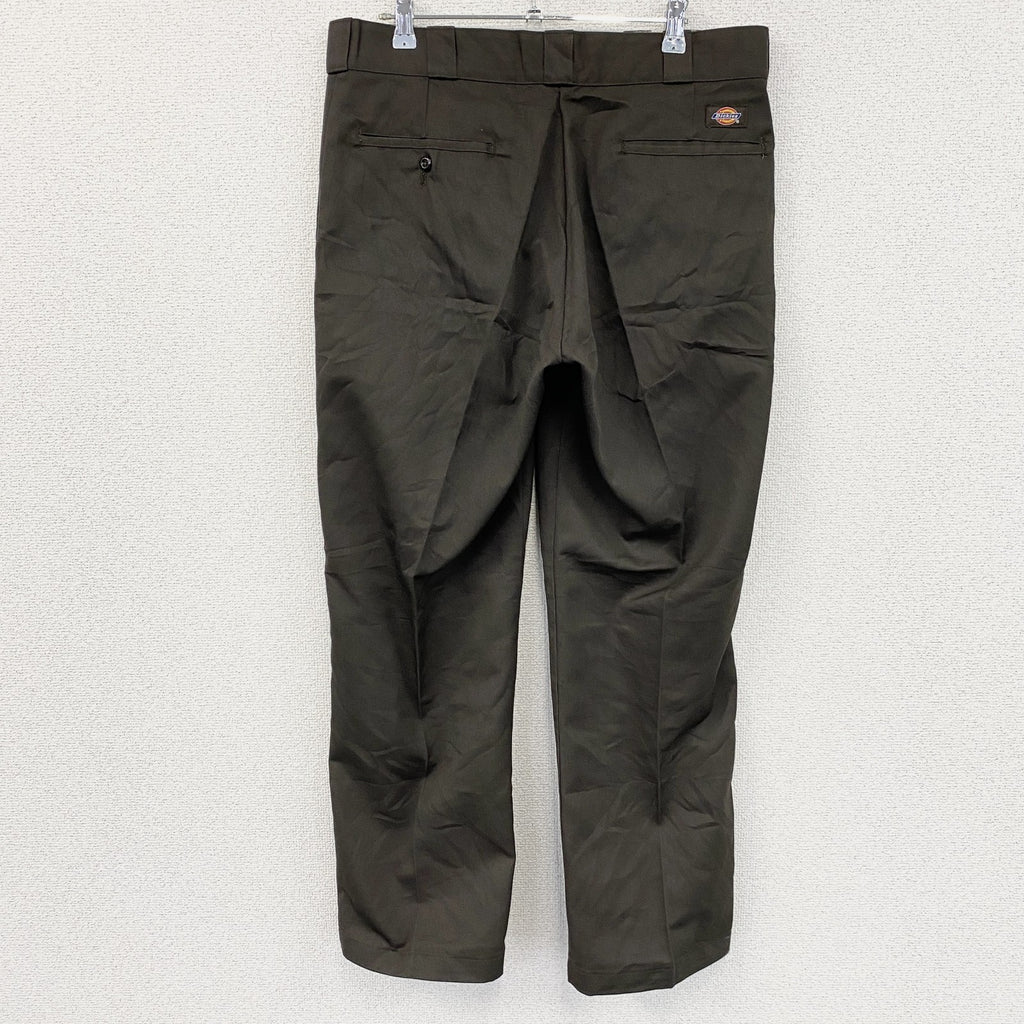 Dickies　ディッキーズ　874　ワークパンツ/チノパンツ　ジップフライ　茶色　ブラウン