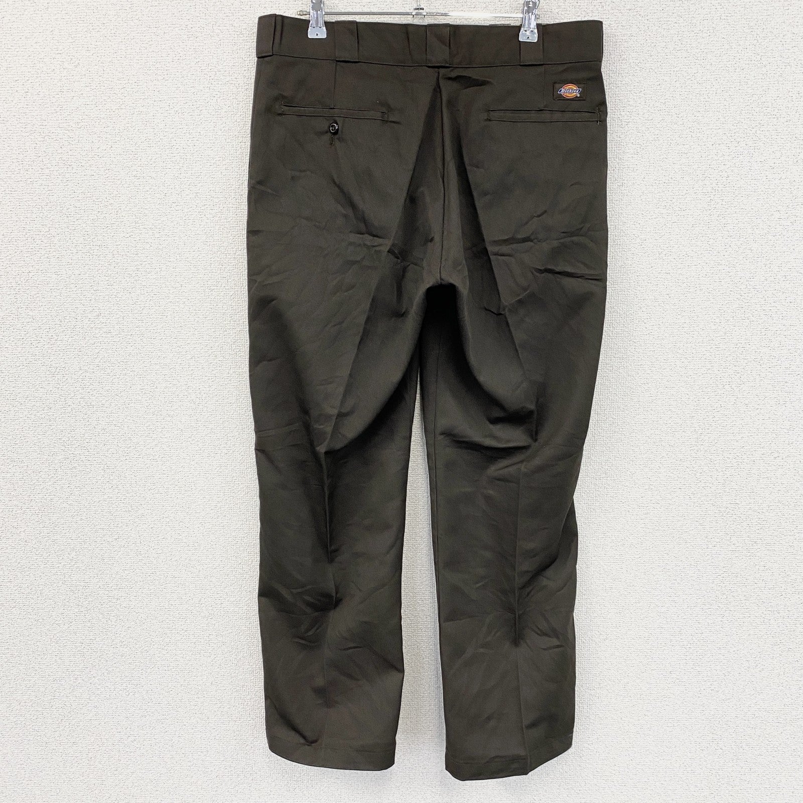 Dickies　ディッキーズ　874　ワークパンツ/チノパンツ　ジップフライ　茶色　ブラウン