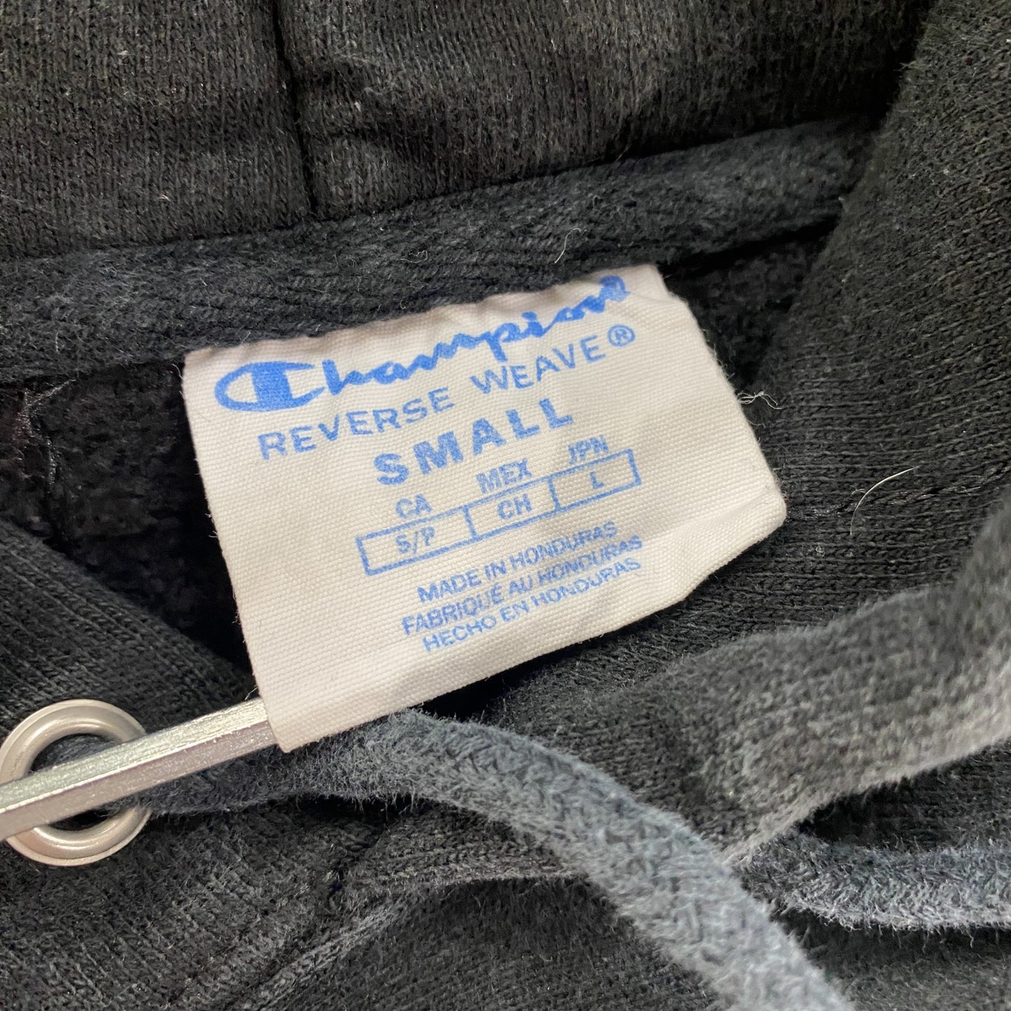 Champion　チャンピオン　リバースウィーブ　スウェットパーカー/フーディー　黒　ブラック　Sサイズ