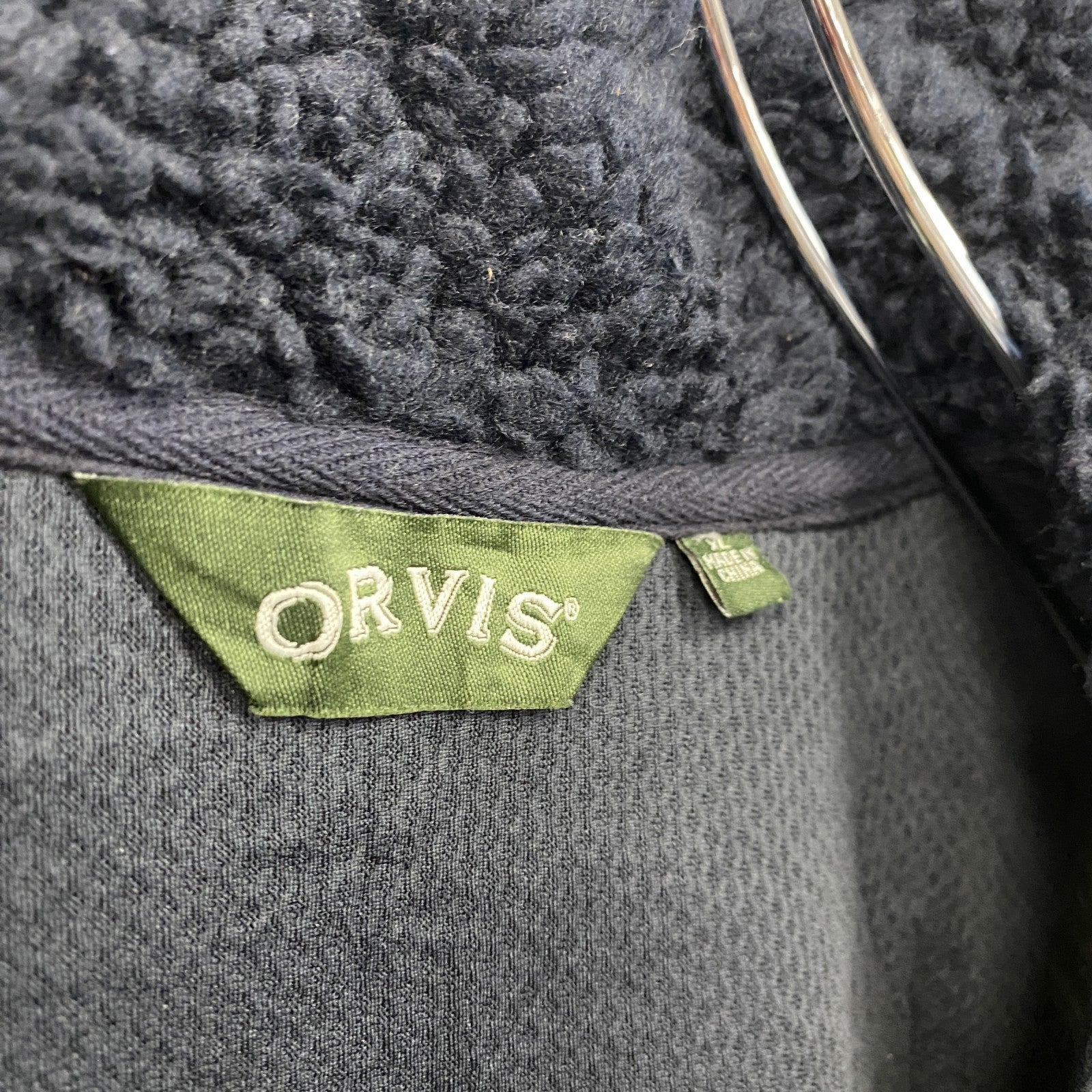 ORVIS　オービス　フリースベスト/ボアベスト　紺　ネイビー　XLサイズ