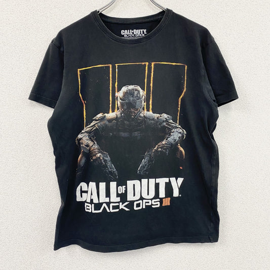 CALL OF DUTY　コールオブデューティー　半袖ゲームTシャツ　キャラクター　黒　ブラック　Lサイズ