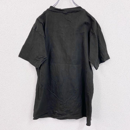 ART　アート　半袖プリントTシャツ　シングルステッチ　黒　ブラック
