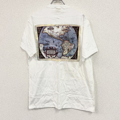 BANANA REPUBLIC　バナナリパブリック　半袖プリントＴシャツ　シングルステッチ　白　ホワイト　Mサイズ