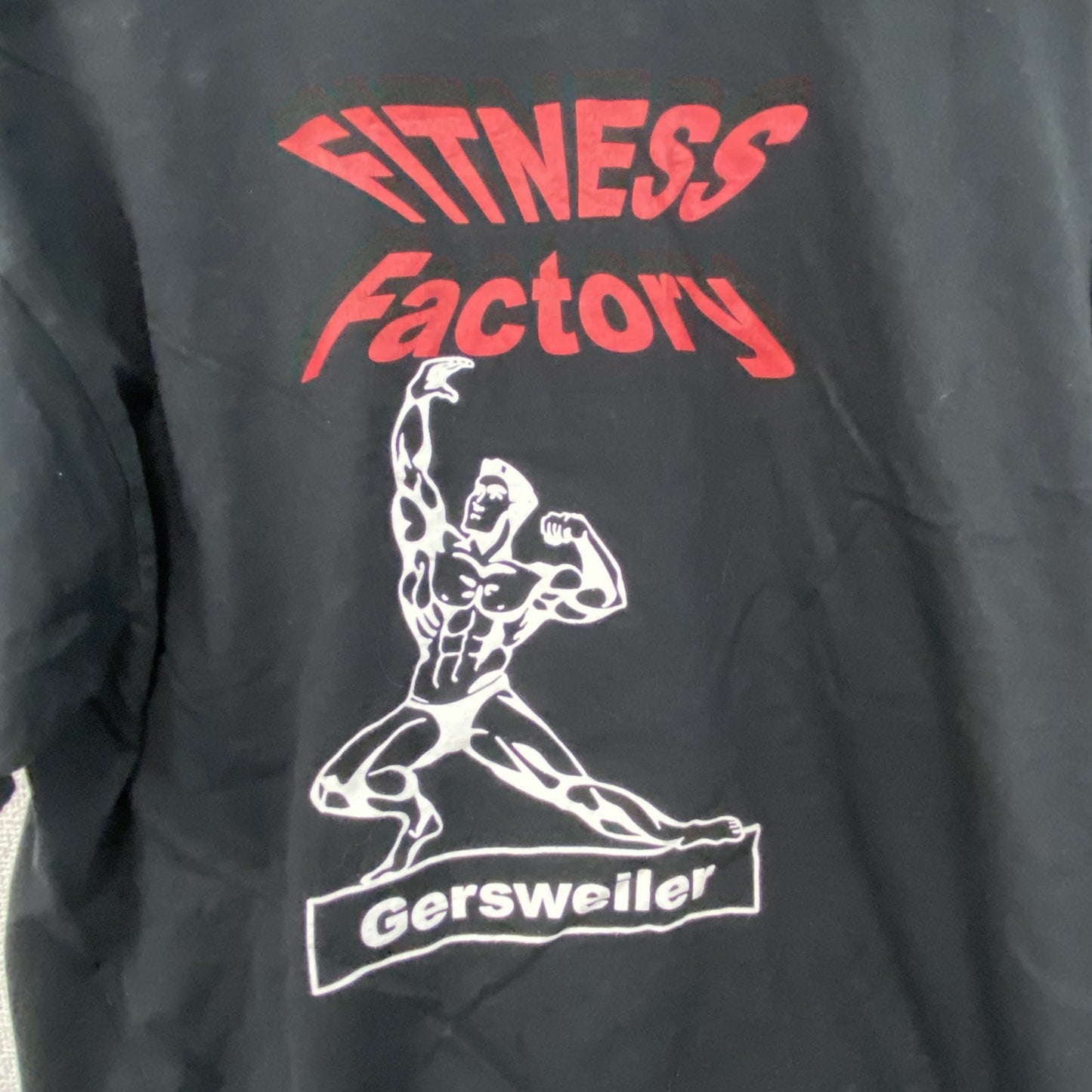Stedman　半袖背面プリントTシャツ　黒　ブラック　Lサイズ