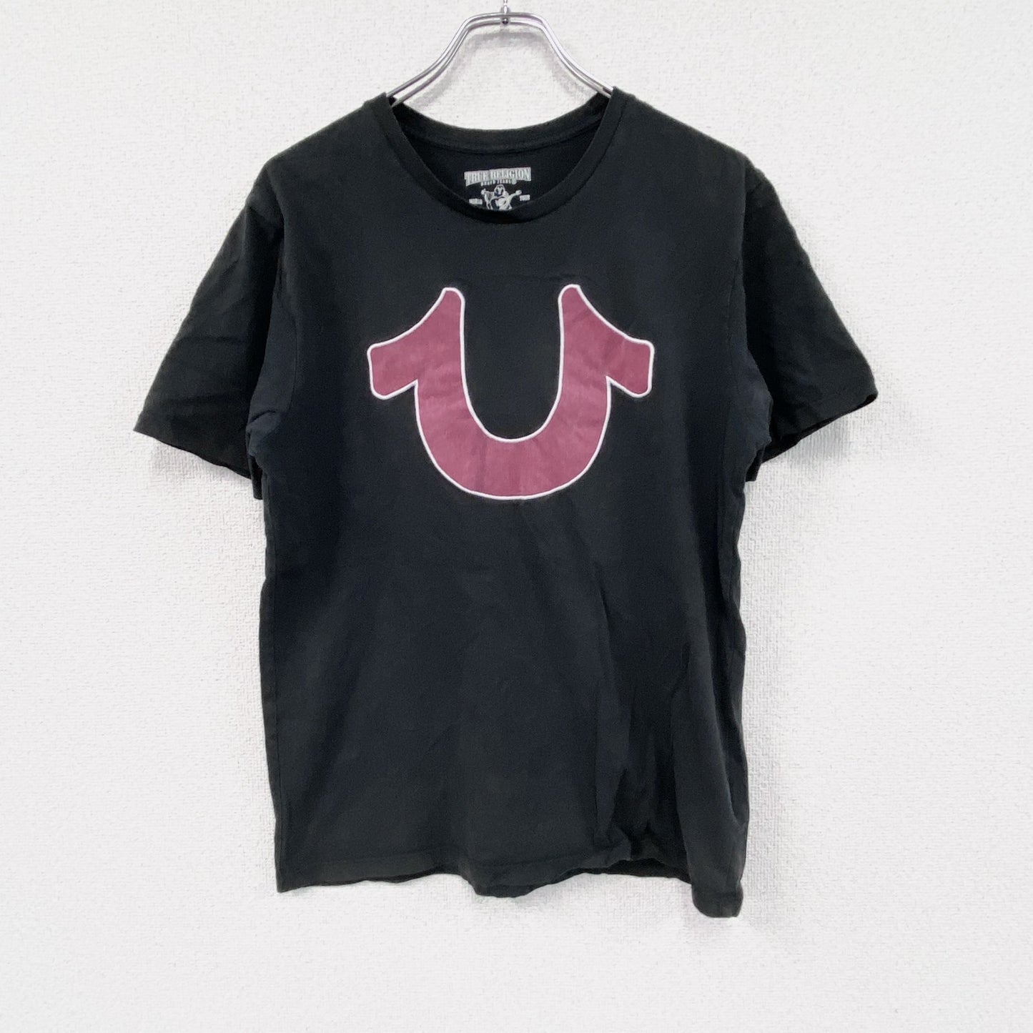 TRUE RELIGION　半袖プリントTシャツ　黒　ブラック　Mサイズ