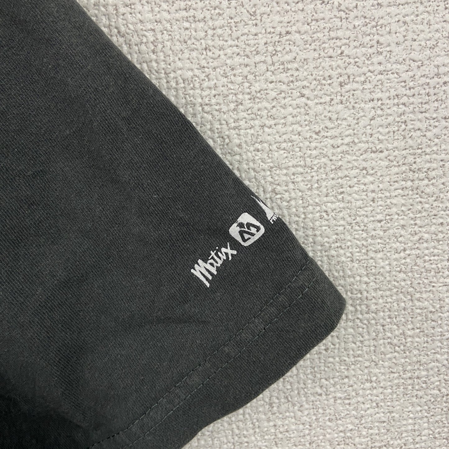 matix　半袖プリントTシャツ　灰色　グレー　Sサイズ