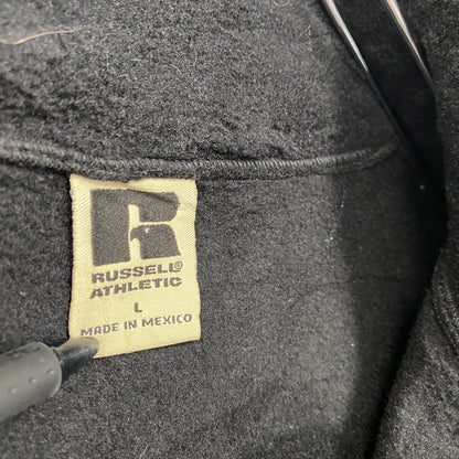 RUSSELL ATHLETIC　ラッセル アスレチック　ハーフジップフリースプルオーバー　黒　ブラック　Lサイズ
