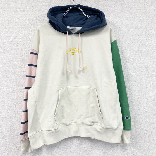 Champion　チャンピオン　リバースウィーブ　スウェットパーカー/フーディー　白　ホワイト　2Xサイズ