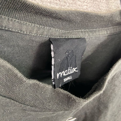 matix　半袖プリントTシャツ　灰色　グレー　Sサイズ