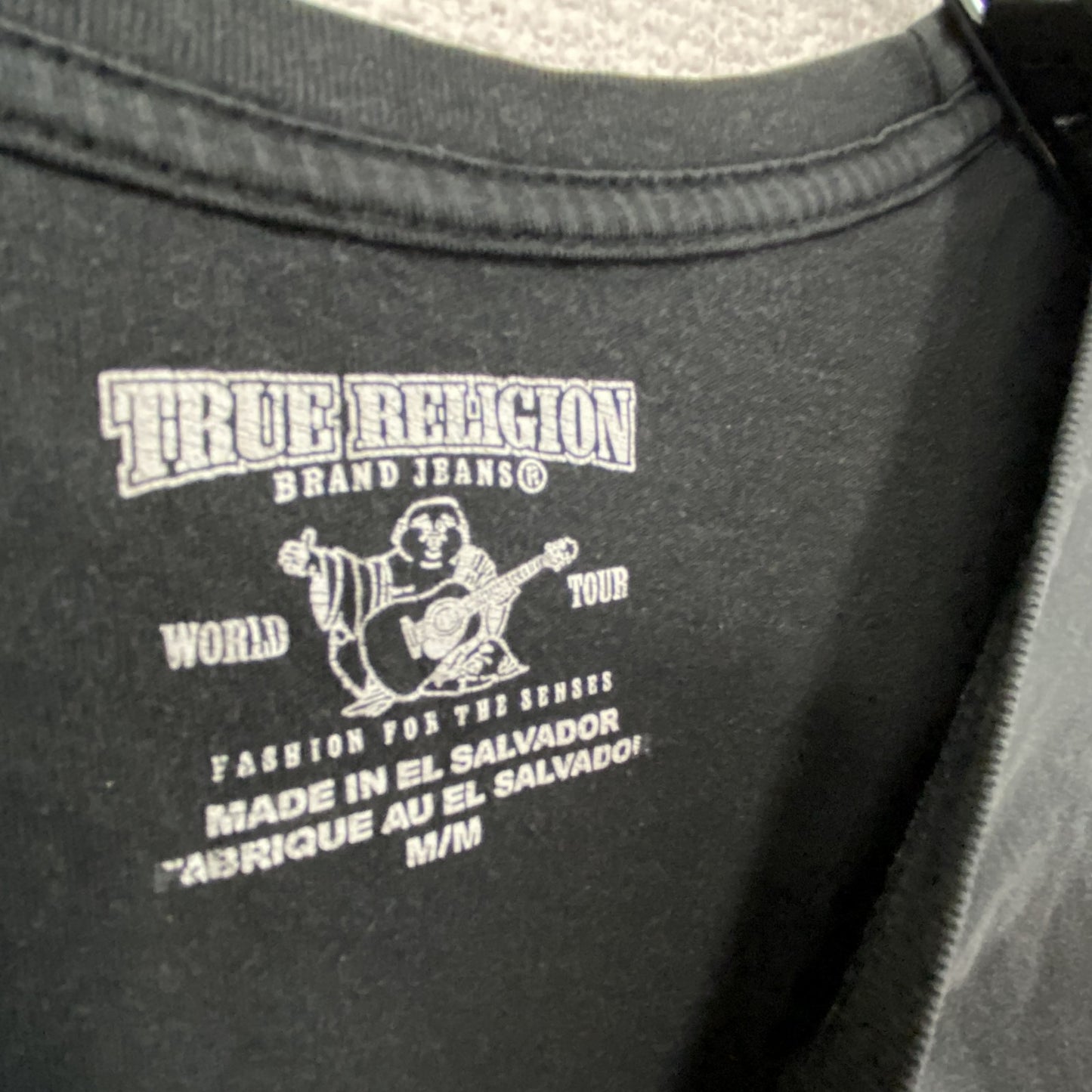 TRUE RELIGION　半袖プリントTシャツ　黒　ブラック　Mサイズ