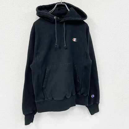 Champion　チャンピオン　リバースウィーブ　スウェットパーカー/フーディー　ヘビーウエイト　現行　黒　ブラック　Sサイズ