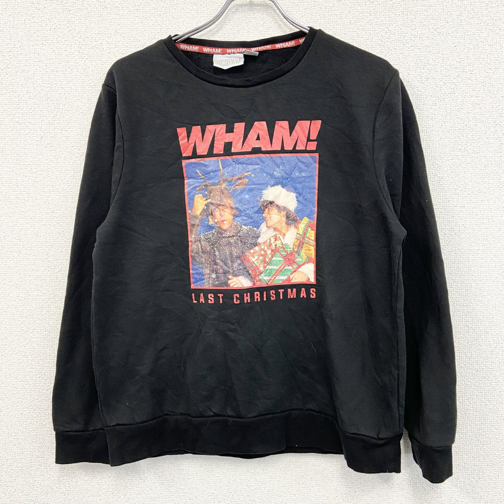 WHAM.　ワム　スウェット/トレーナー　黒　ブラック　Mサイズ