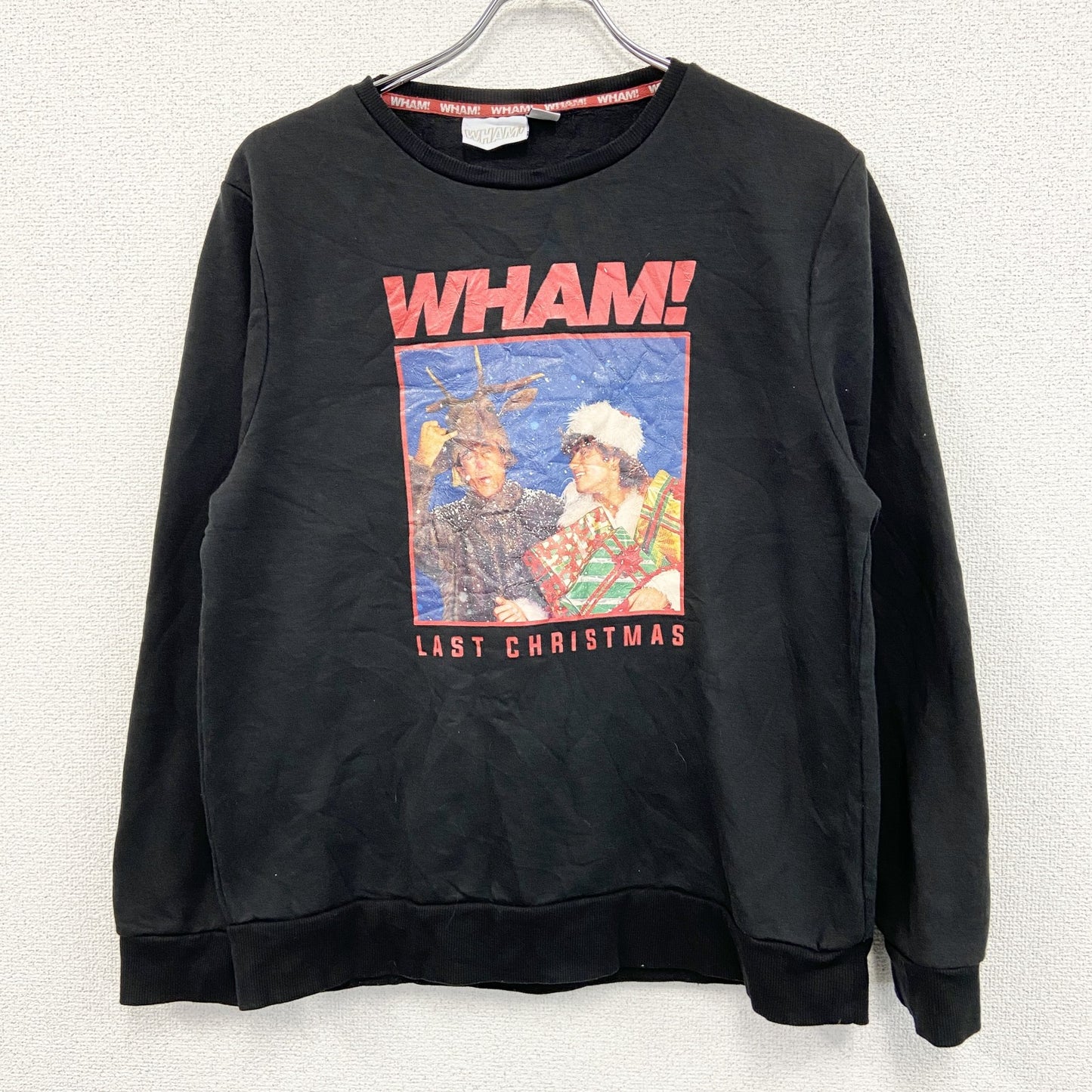 WHAM.　ワム　スウェット/トレーナー　黒　ブラック　Mサイズ