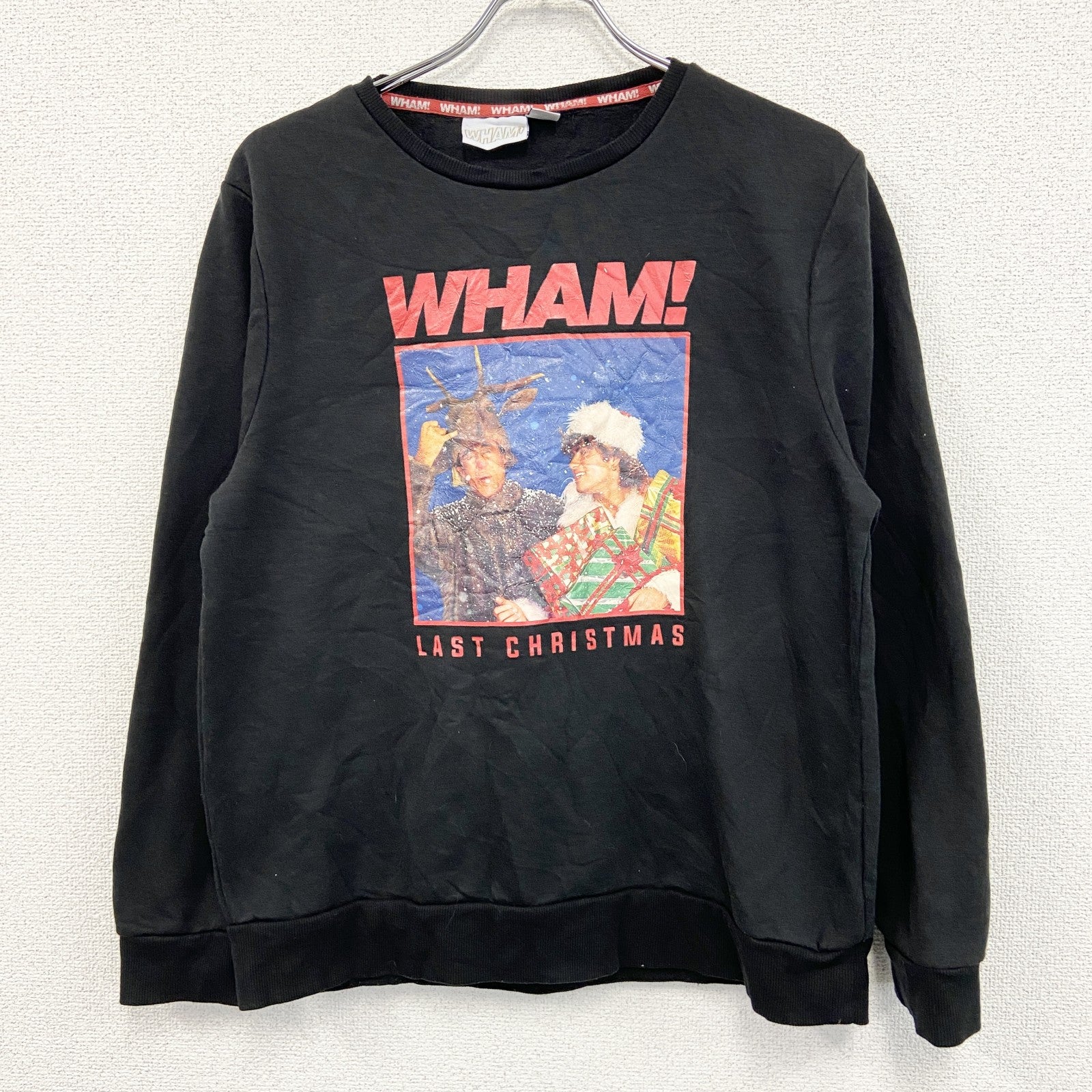 WHAM.　ワム　スウェット/トレーナー　黒　ブラック　Mサイズ