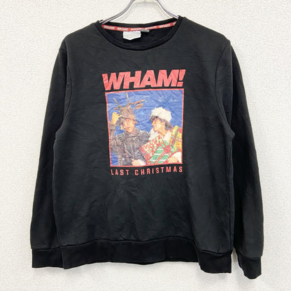 WHAM.　ワム　スウェット/トレーナー　黒　ブラック　Mサイズ