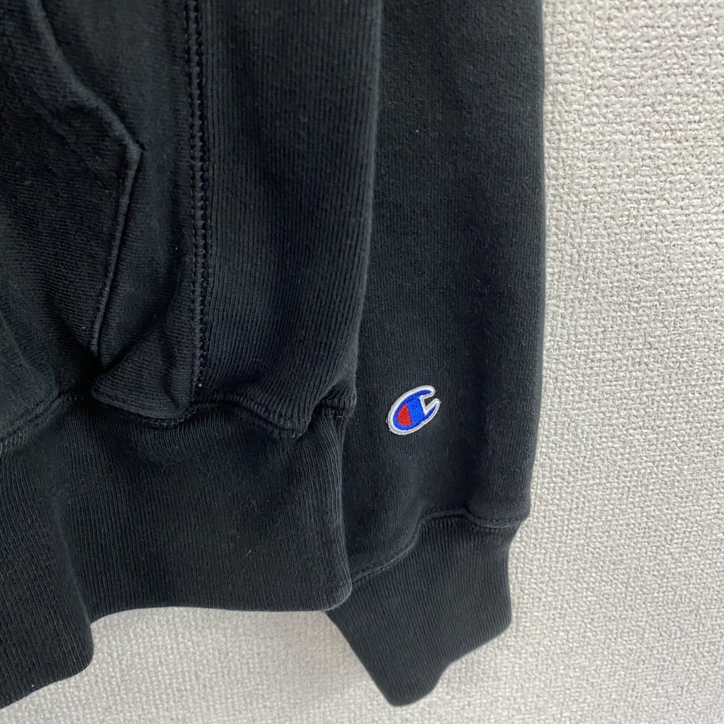 Champion　チャンピオン　リバースウィーブ　スウェットパーカー/フーディー　ヘビーウエイト　現行　黒　ブラック　Sサイズ